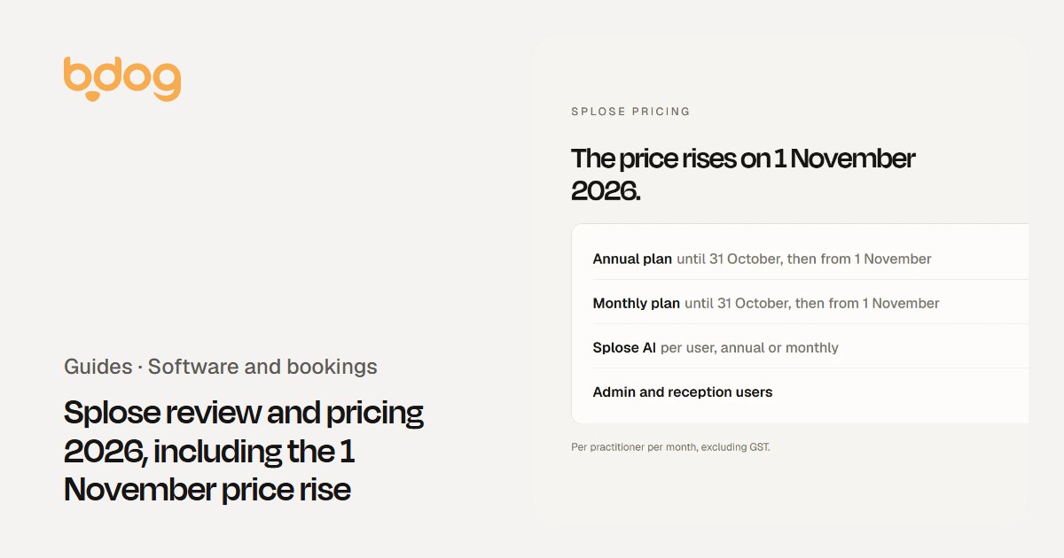 Splose review and pricing 2026, with the November price rise